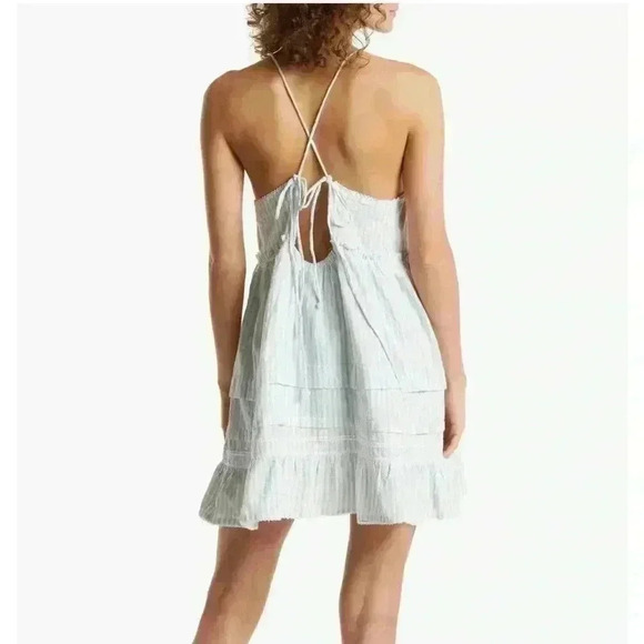Free People Desert Days Stripe Mini Dress SOLD OUT @FP 🙌🏻✨⏰💭🤝⌛️ sailor chic - Picture 8 of 16